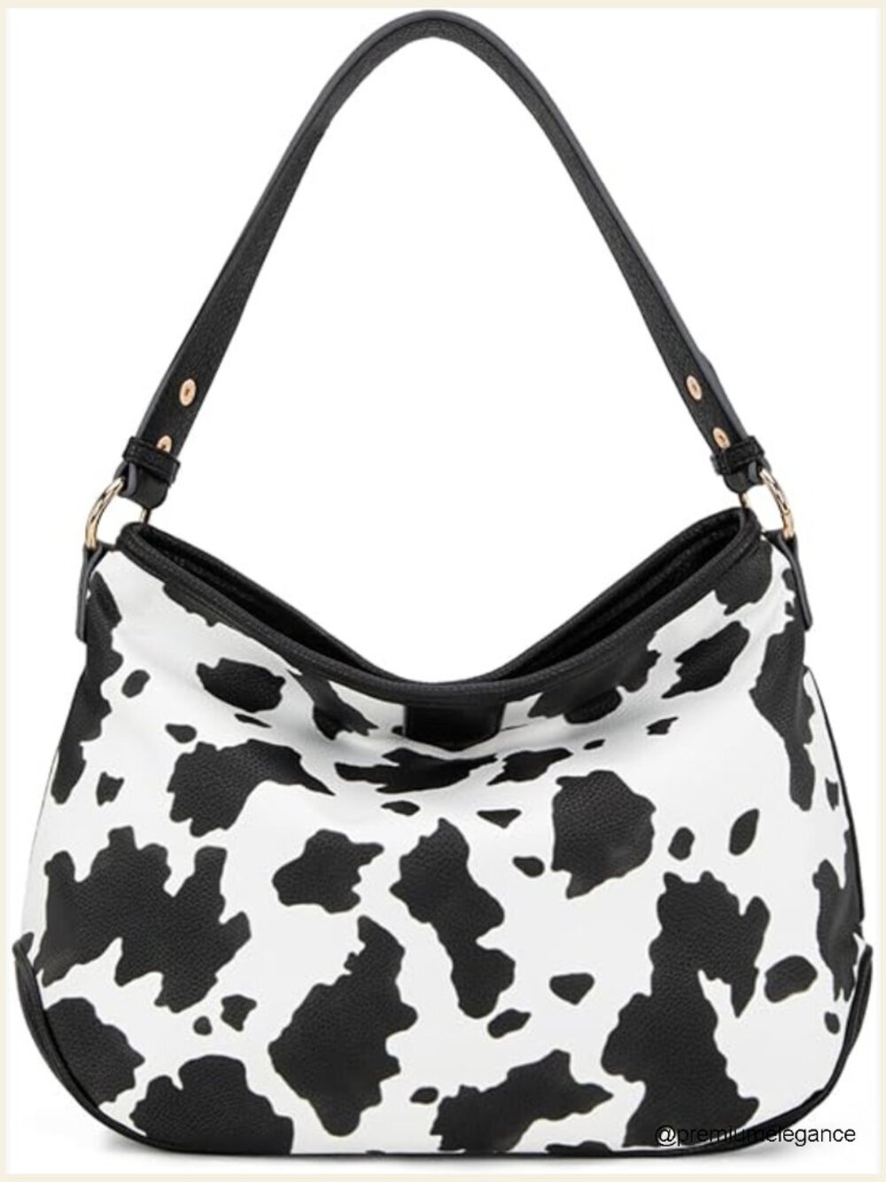 Faux Leather Hobo Bag Medium Crossbody Shoulder Purse Work Daily Handbag